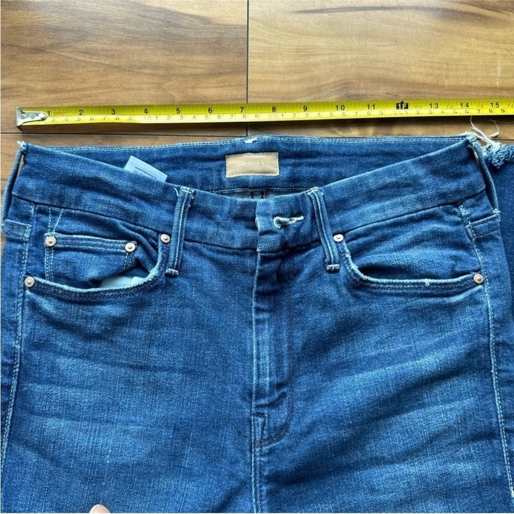Mother the looker ankle gray skinny jeans 26 - Picture 8 of 12